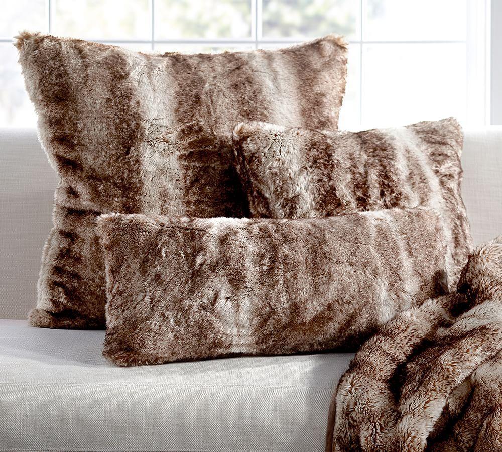 Faux Fur Ombre Cushion Covers Pottery Barn Australia